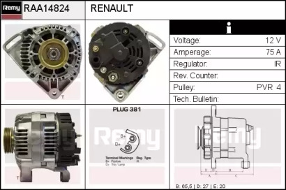 Генератор REMY RAA14824