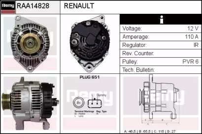 Генератор REMY RAA14828