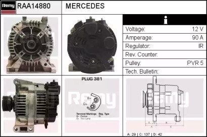 Генератор REMY RAA14880