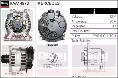 Генератор REMY RAA14976