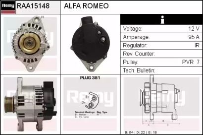 Генератор REMY RAA15148