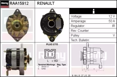 Генератор REMY RAA15912