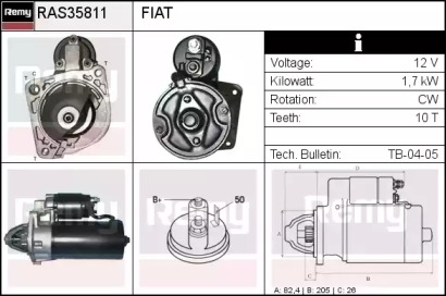 Стартер REMY RAS35811