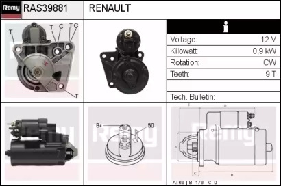 Стартер REMY RAS39881