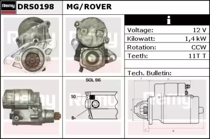 Стартер REMY DRS0198