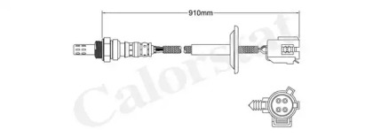 Лямбда-зонд CALORSTAT by Vernet LS140312