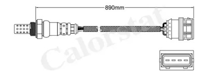 Лямбда-зонд CALORSTAT by Vernet LS140506