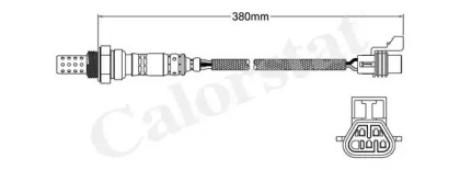 Лямбда-зонд CALORSTAT by Vernet LS140569