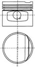 Поршень NÜRAL 87-109400-10