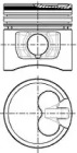 Поршень NÜRAL 87-783500-10