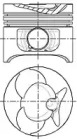 Поршень NÜRAL 87-743120-10