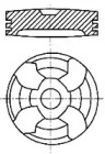 Поршень NÜRAL 87-743600-00