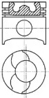 Поршень NÜRAL 87-422300-00