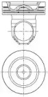 Поршень NÜRAL 87-437600-00