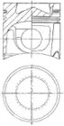 Поршень NÜRAL 87-179300-10