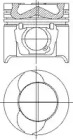 Поршень NÜRAL 87-140600-00