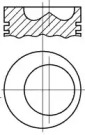 Поршень NÜRAL 87-206808-10