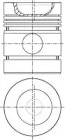 Поршень NÜRAL 87-107200-00