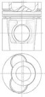 Поршень NÜRAL 87-743400-10