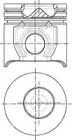 Поршень NÜRAL 87-123700-00