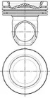 Поршень NÜRAL 87-123200-10