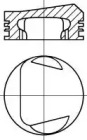 Поршень NÜRAL 87-214100-10