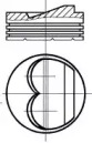 Поршень NÜRAL 87-215200-00