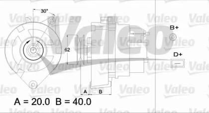 Генератор VALEO 433359