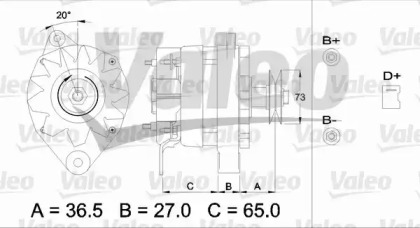 Генератор VALEO 433380