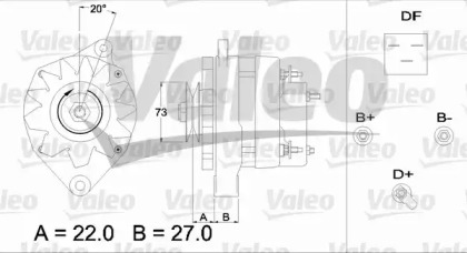 Генератор VALEO 433392