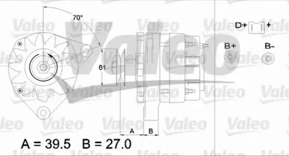 Генератор VALEO 433414