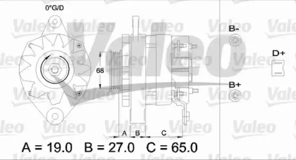 Генератор VALEO 433420