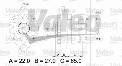 Генератор VALEO 433437