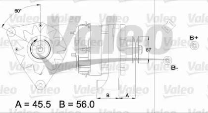 Генератор VALEO 433440