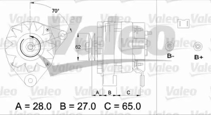 Генератор VALEO 433446