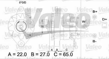 Генератор VALEO 433451