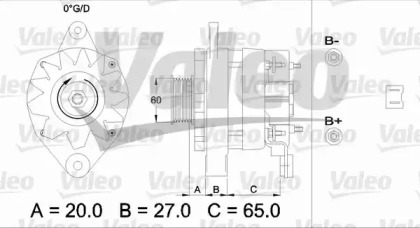 Генератор VALEO 433461