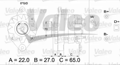 Генератор VALEO 433462