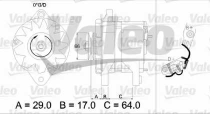 Генератор VALEO 436112