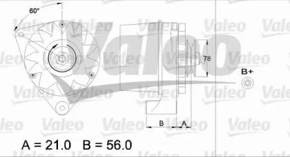 Генератор VALEO 436137