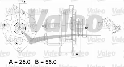 Генератор VALEO 436148