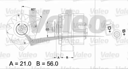 Генератор VALEO 436153