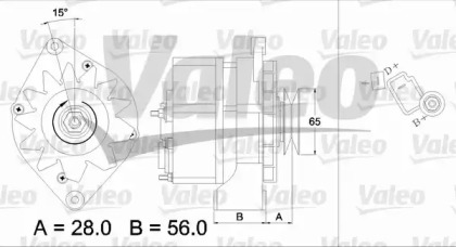 Генератор VALEO 436160