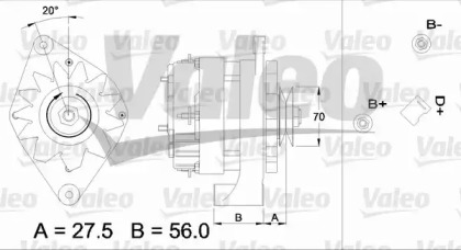 Генератор VALEO 436161