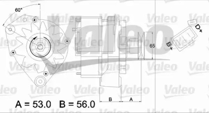 Генератор VALEO 436220