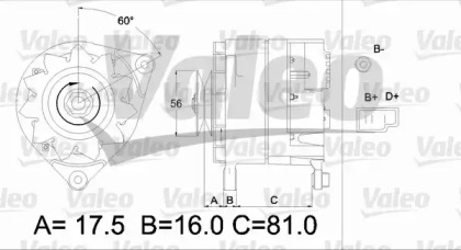 Генератор VALEO 436223