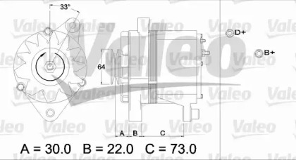 Генератор VALEO 436235