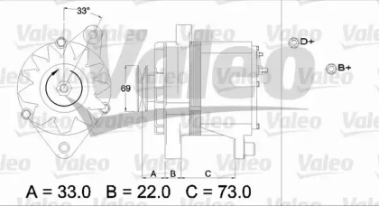 Генератор VALEO 436236