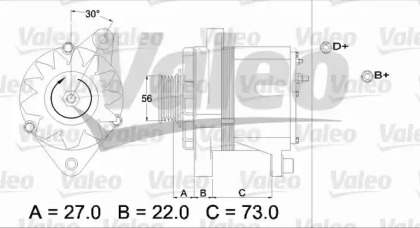 Генератор VALEO 436242