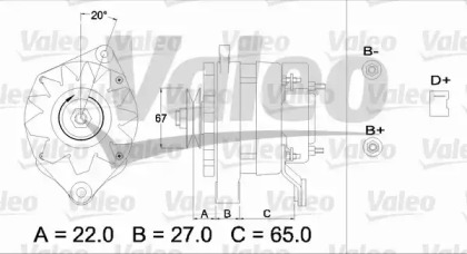 Генератор VALEO 436247